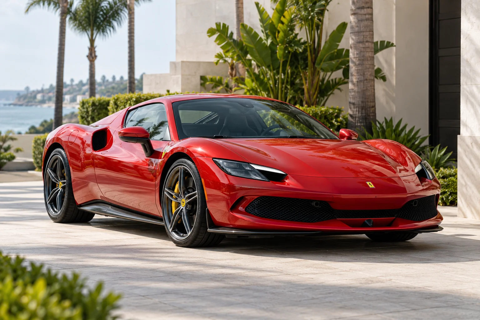 AI-created editorial Ferrari 296 GTB