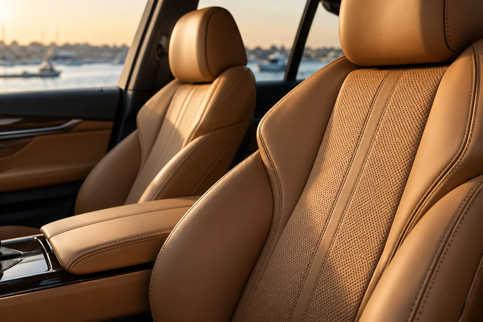 Editorial illustration of interior & leather care